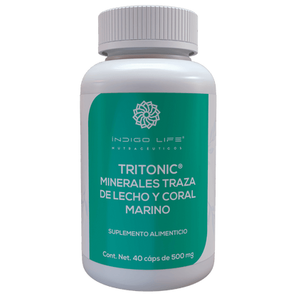 Tritonic Minerales Traza de Lecho y Coral Marino 60 Cápsulas Veganas 500 mg