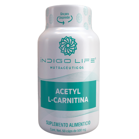Acetyl L-Carnitina 50 Cápsulas Veganas de 500 mg