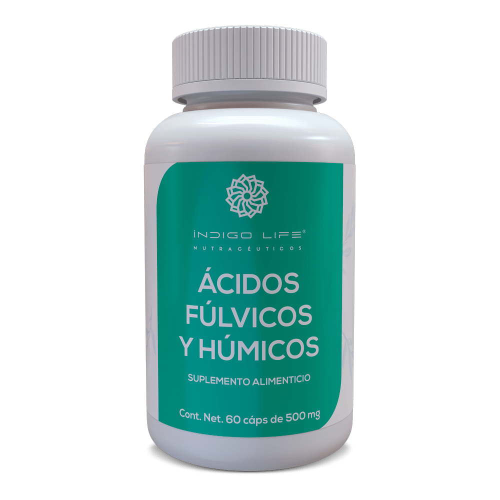 Ácidos Fúlvicos y Húmicos 60 Cápsulas Veganas de 500 mg