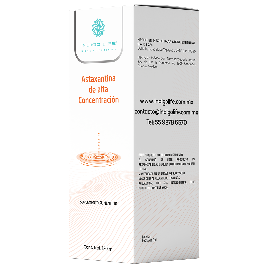 Algas Marinas Astaxantina de Alta Concentración 120 ml