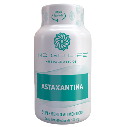 Astaxantina 40 Cápsulas Veganas de 500 mg