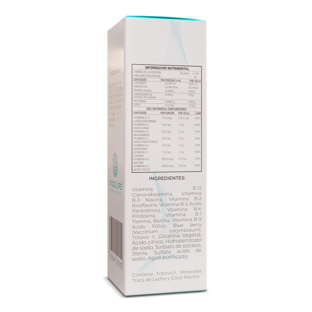 Vitaminas del Complejo B Ionizadas 30 ml