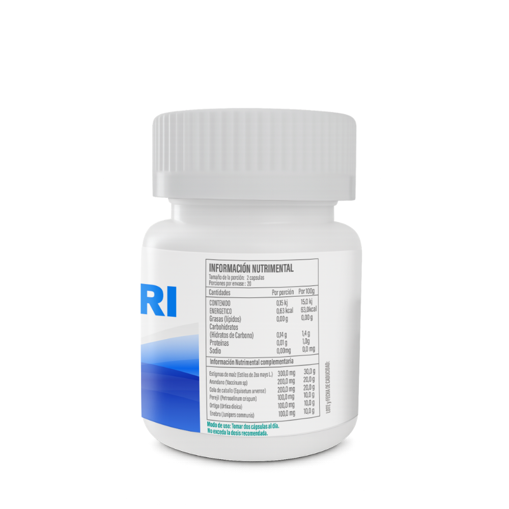 Formuri, DIURETICO NATURAL 40 CAPS DE 500 MG