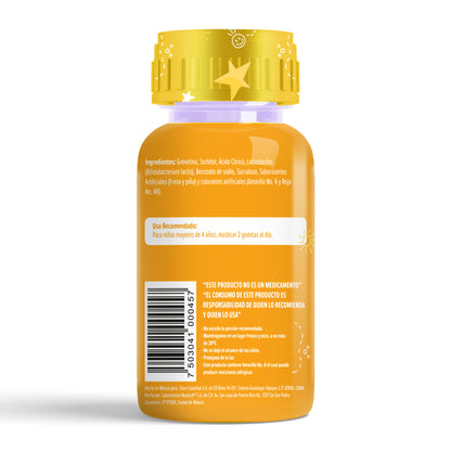 Gomitas para Niños Probióticos Bifidobacterium Lactis Sabor Fresa y Piña 242 gr
