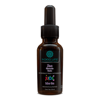 Zinc Ionizado Kids Sabor Uva 30 ml
