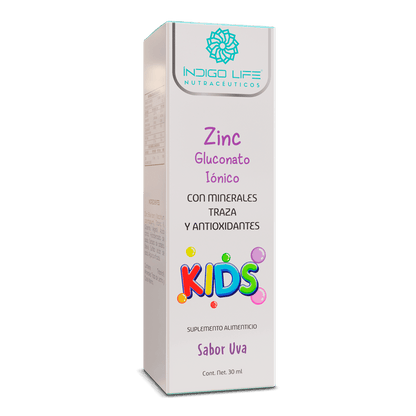 Zinc Ionizado Kids Sabor Uva 30 ml