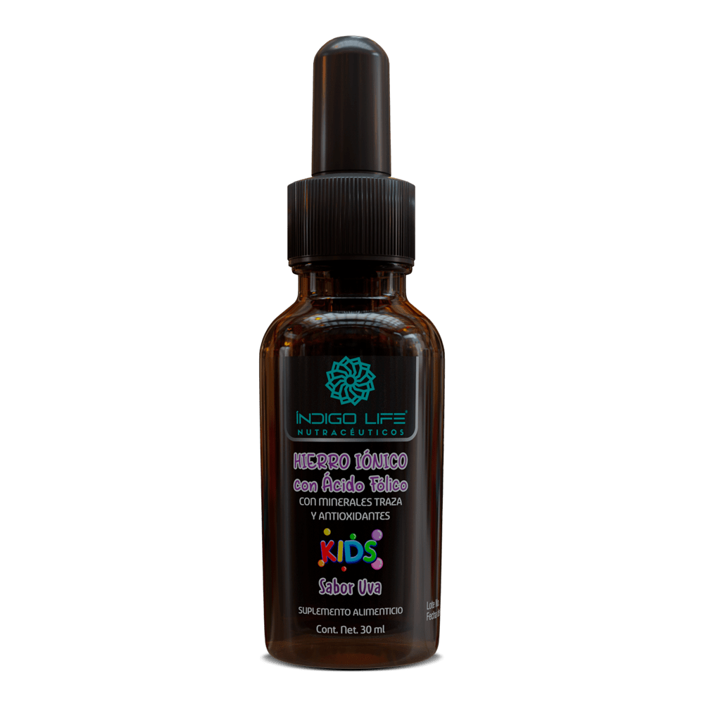 Hierro Ionizado, Ácido fólico Kids 30 ml