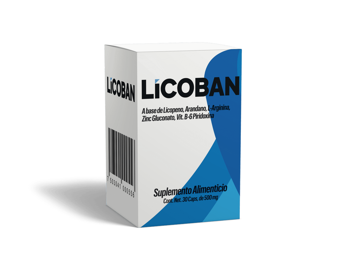Licoban, LICOPENO 30 Caps de 500 mg