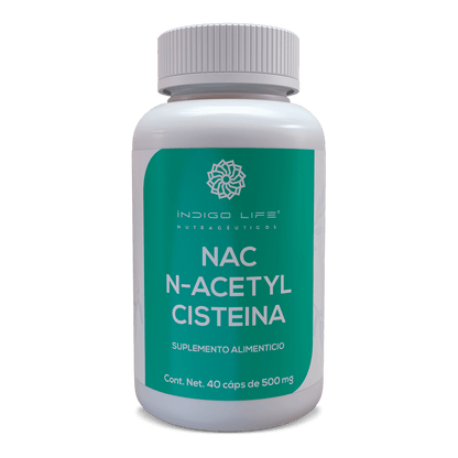 NAC N-Acetyl Cisteína 40 Cápsulas Veganas de 500 mg