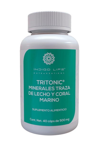 Tritonic Minerales Traza de Lecho y Coral Marino 60 Cápsulas Veganas 500 mg