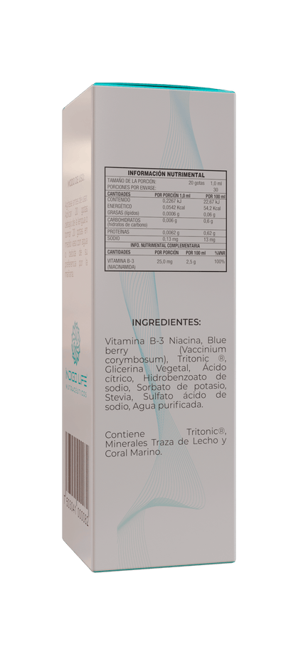 Vitamina B-3 Ionizada (Niacinamida) 30 ml