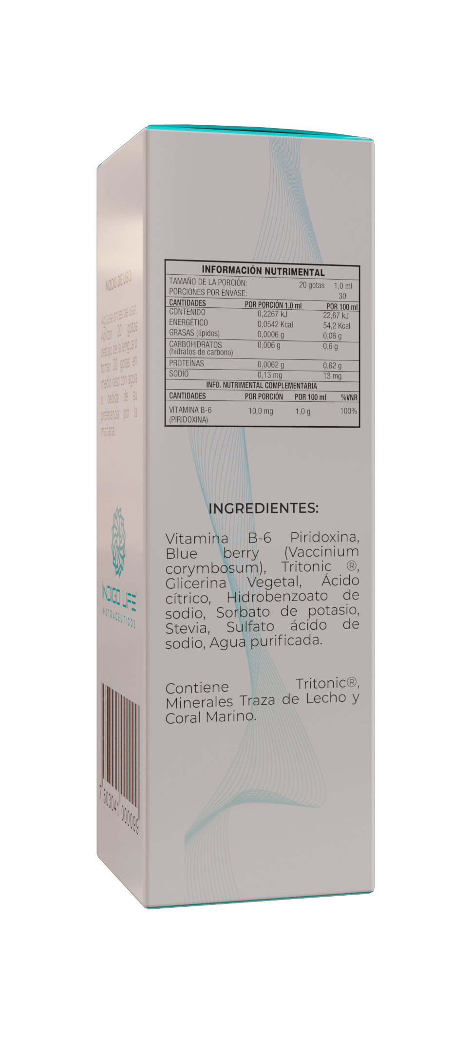 Vitamina B6 Ionizada (Piridoxina) 30 ml
