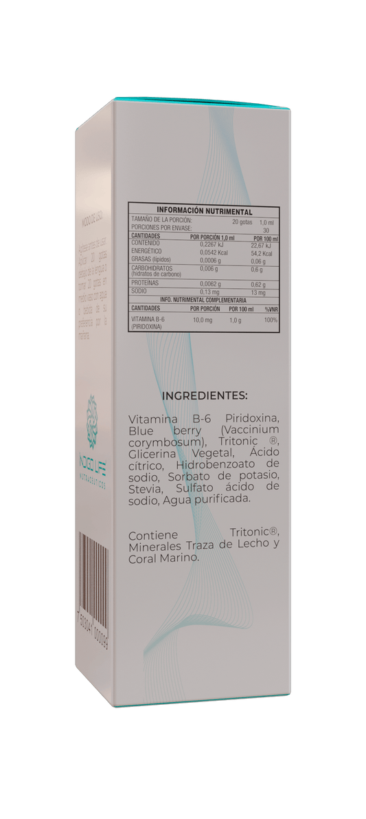 Vitamina B6 Ionizada (Piridoxina) 30 ml