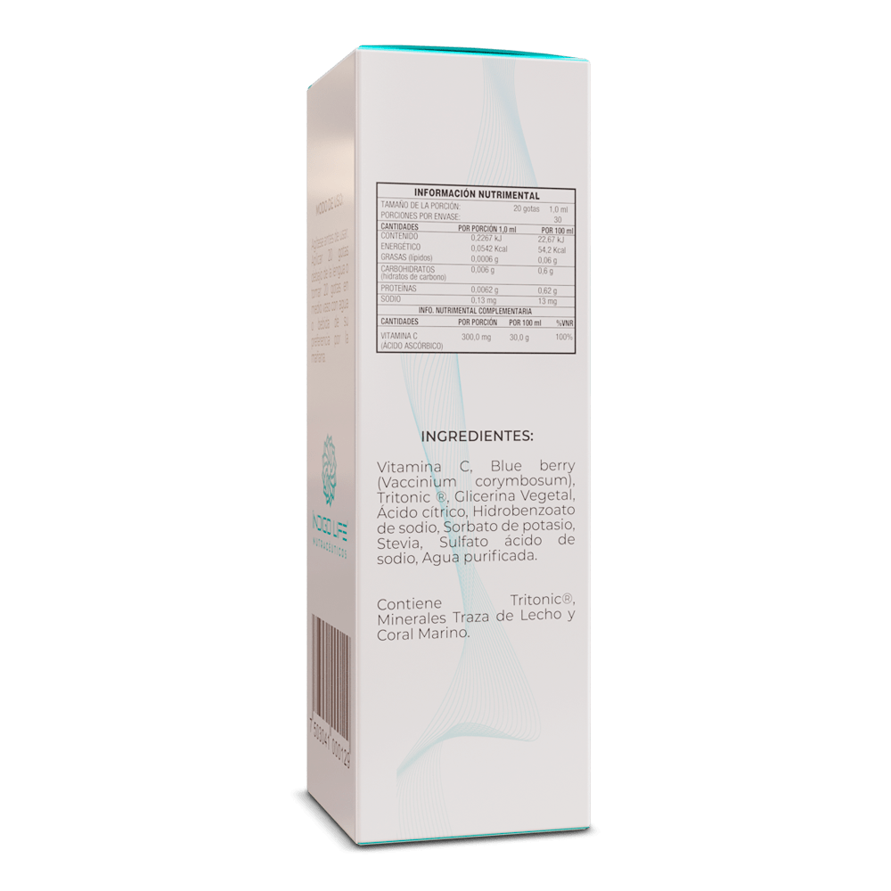 Vitamina C Ionizada (Acido Ascórbico) 30 ml