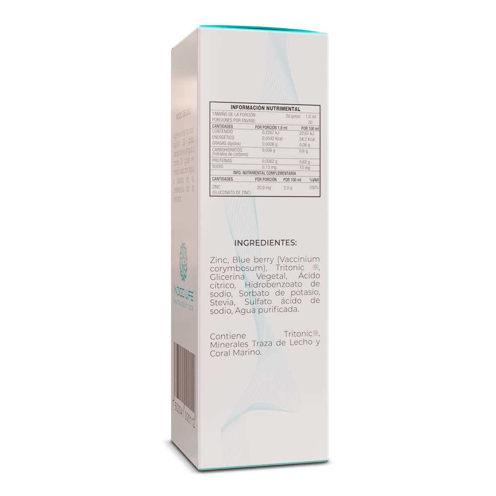 Zinc Ionizado 30 ml