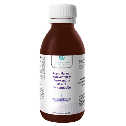 Algas Marinas Astaxantina y Fucoxantina de Alta Concentración 120 ml