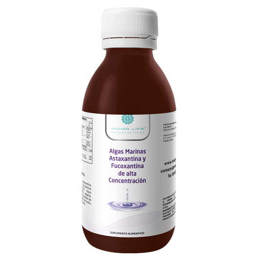 Algas Marinas Astaxantina y Fucoxantina de Alta Concentración 120 ml
