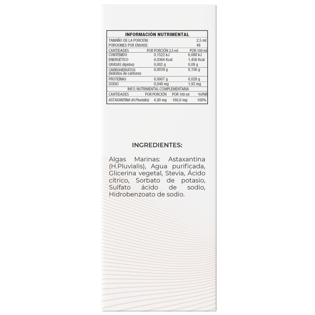 Algas Marinas Astaxantina de Alta Concentración 120 ml
