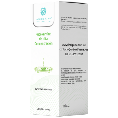 Algas Marinas Fucoxantina de Alta Concentración 120 ml